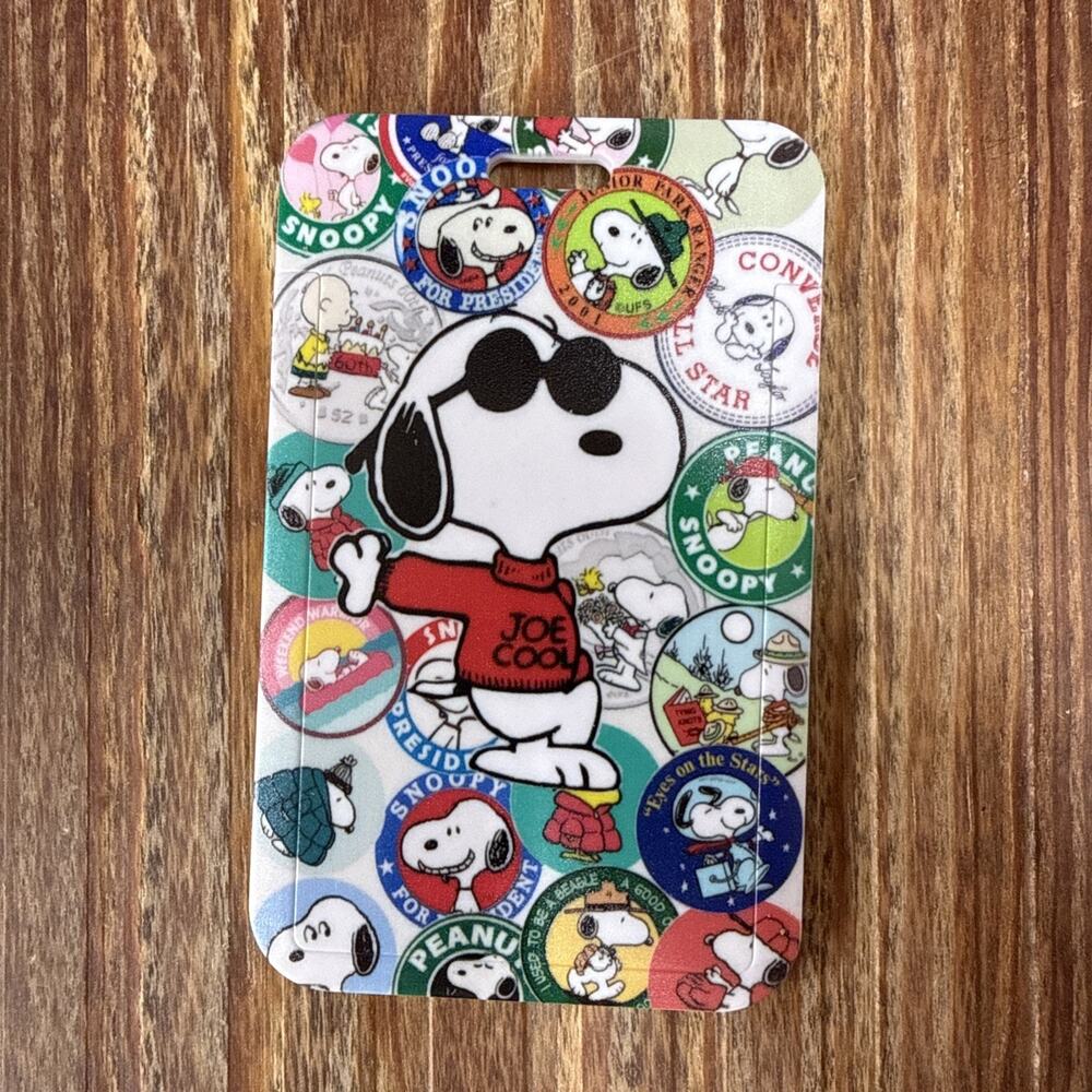 Snoopy Badge ID Holder